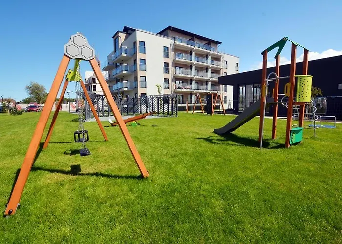 Apartament Beztroski Z Widokiem Na Morze 5 Mórz Sianożęty