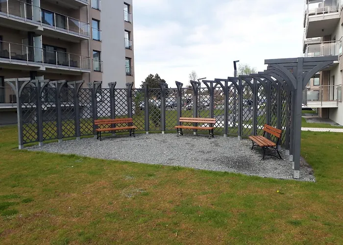 Apartament Beztroski Z Widokiem Na Morze 5 Mórz Sianożęty