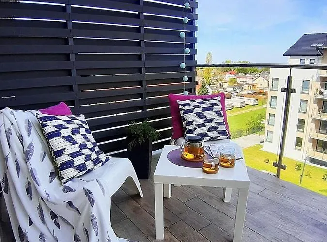 Beztroski Z Widokiem Na Morze 5 Mórz Apartament Sianożęty